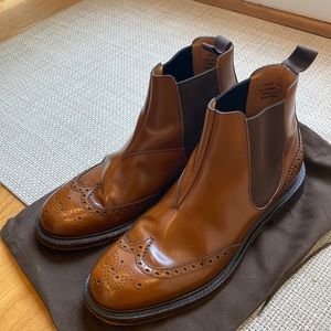 Church’s Polished Binder Brogue Chelsea Boot
